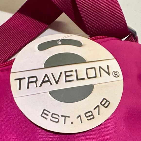 Travelon Fuchsia Crossbody Bag - Picture 3 of 8